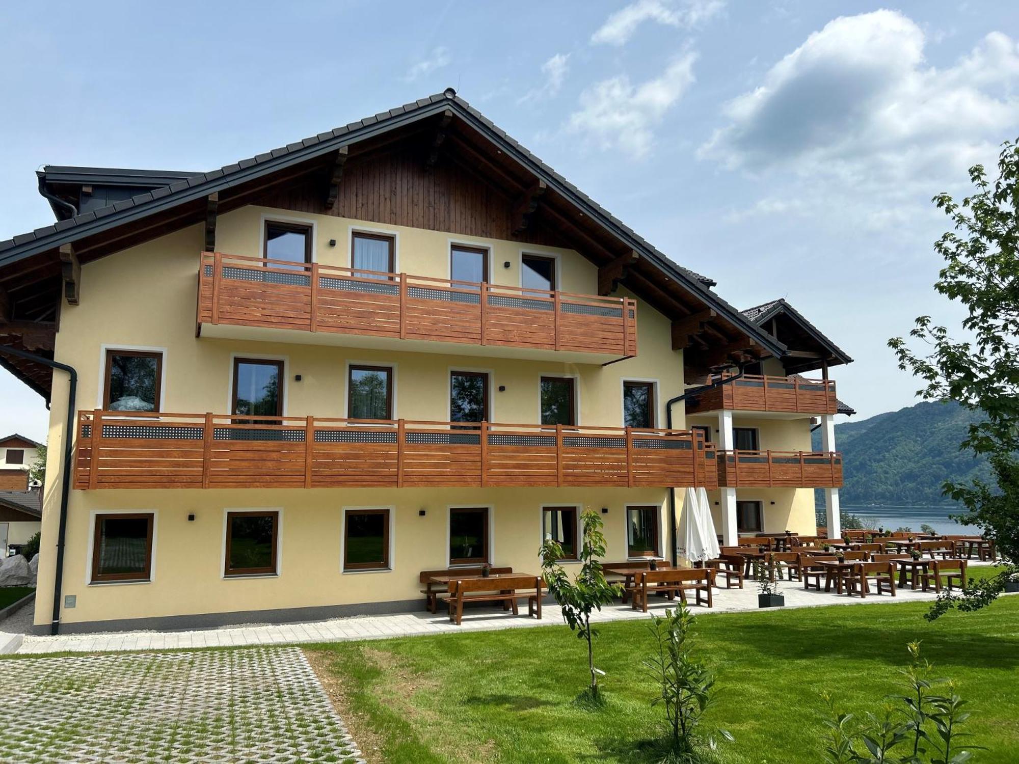 Gasthof Steinbichler Nussdorf am Attersee Exterior foto